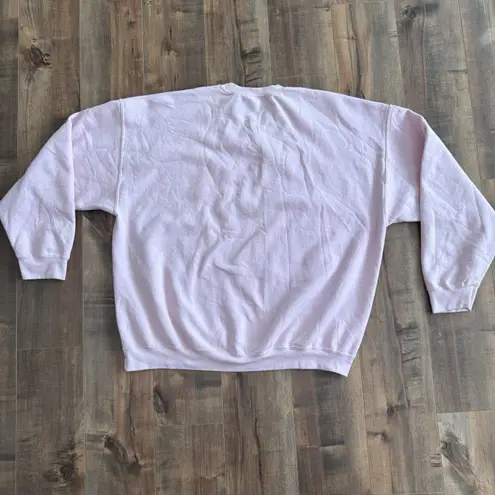 Ariana Grande Official No Tears Left to Cry Pink Crewneck Sweatshirt Size XXL