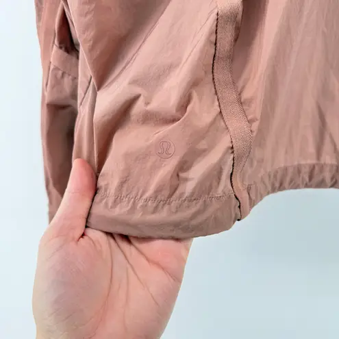 Lululemon Slip into the Moment Short Jacket Chalky Rose Pink Women 10 Light