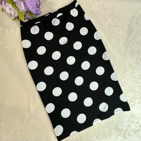 Moa Moa MOA Black and White Polka Dot Skirt