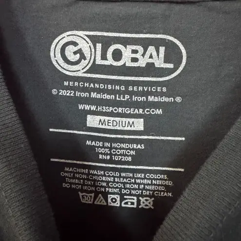 Iron Maiden The Trooper Eddie & Flags Heavy Metal Band Tee M