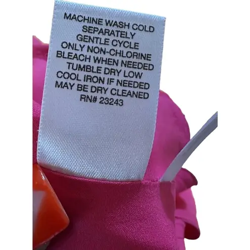 New York And Company Gabrielle Union Women Pink Sleeveless Blouse 8