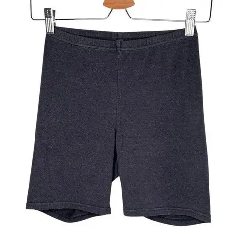 SKIMS Womens Gray Washed Onyx High Waisted Outdoor Bike Shorts XS