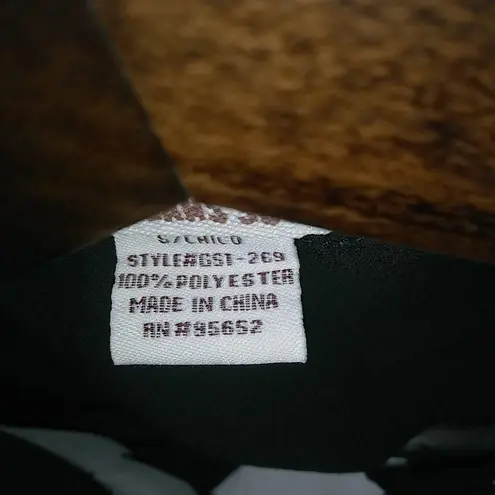 Sans Souci S Grunge Sleeveless Black White Stars Long Top