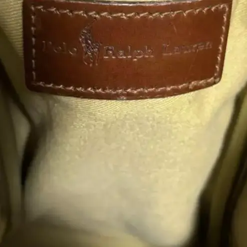 Ralph Lauren Navy Blue & Green Black Watch Plaid Oversized Carry All Tote Bag