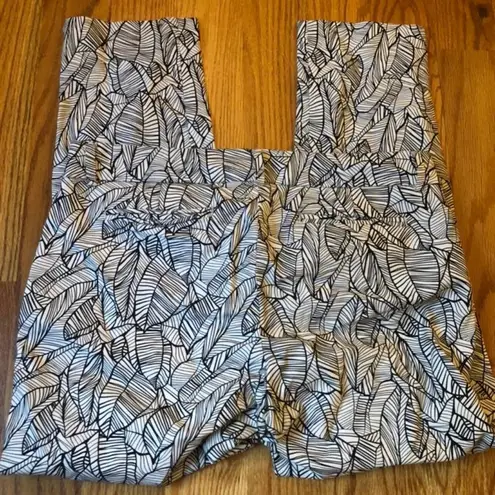 Saint Tropez West leaf print pants size 10