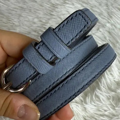 Coach  Blue Silver Crossbody Replacement Strap