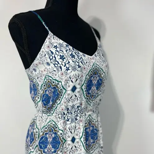 Skies Are Blue Lyna Spaghetti Strap Maxi Dress Size XS Women’s Paisley Floral