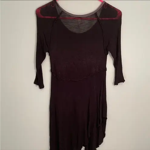 Free People  black dress top! Size small