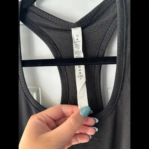 Lululemon  black swiftly tech tank size 10