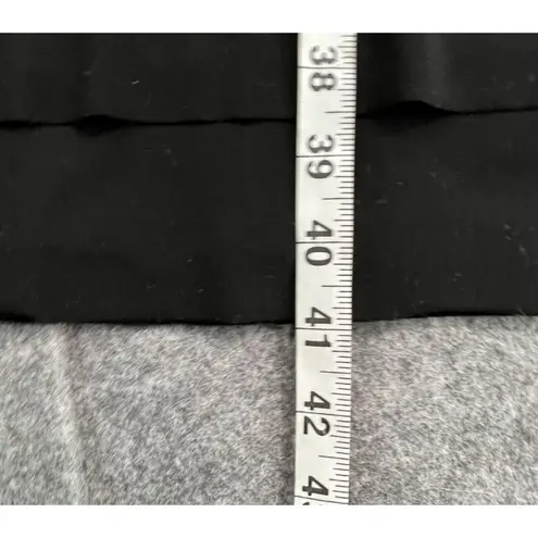 Evan Picone Dress 10 Black Sleeveless Halter Tiered Ruffle Cocktail Classic HOCO