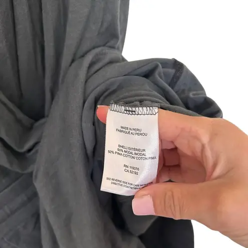 Helmut Lang Gray Sleeveless Romper Sz S