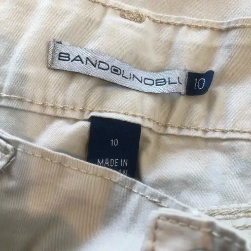 Bandolino blu Cream Beige Capri Pants Size 10