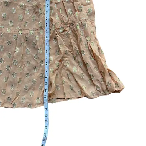 Raga NEW Kenna Womens Metallic Tiered Maxi Dress Size XS