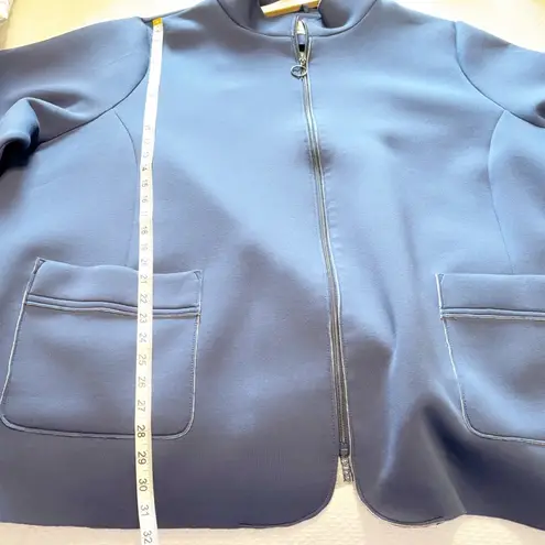 Ulla Popken Full Zip Jacket Blue size 28/30