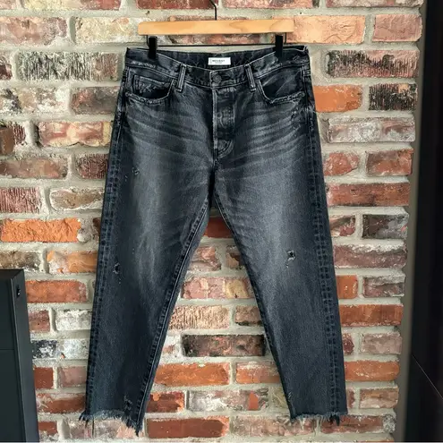 Moussy Vintage Gray Black Distressed Jeans Size 31