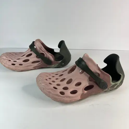 Merrell Hydro Moc Water Shoes Clogs Pink Camo Slip On Sandals Women Size 9