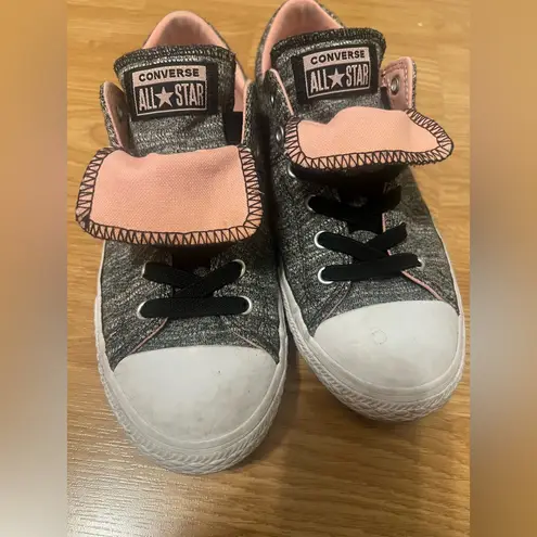Converse Women’s ' Gray and Pink All Star Shoes ( Size EU 37)