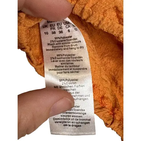 Pretty Little Thing  Womens Dress Pants Knit Flare Back Tie Neck Halter Top 6 NWT