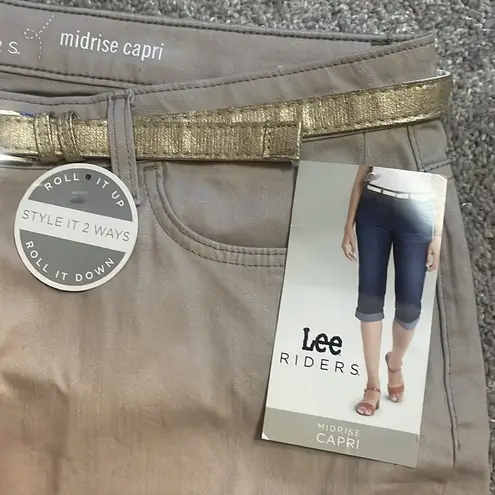 Riders By Lee Rider’s Lee white mid rise capri high waisted 18