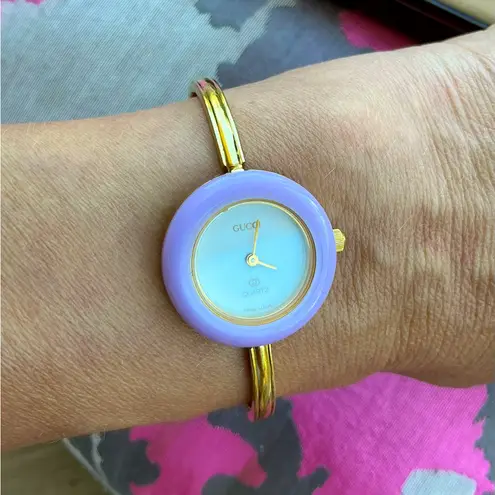 Gucci NICE  bangle watch set 💜🩵💙❤️🤎💗💛💚