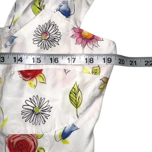 Vanessa Mooney Elisabeth White Floral Romper Dress 1X