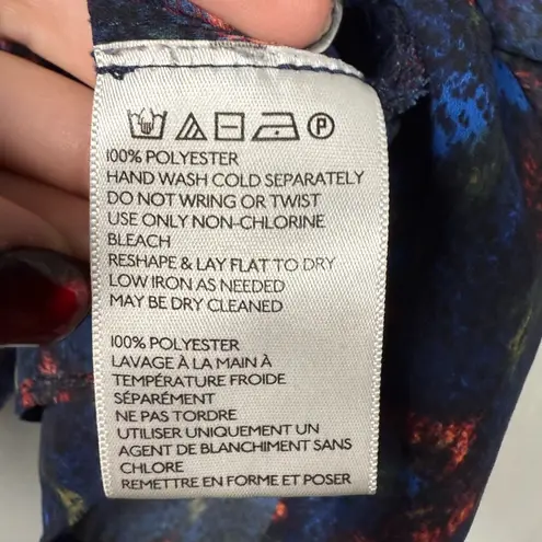 Kimchi Blue  Drop-Waist Crepe Navy Blue Floral Cami Medium ASO Vampire Diaries