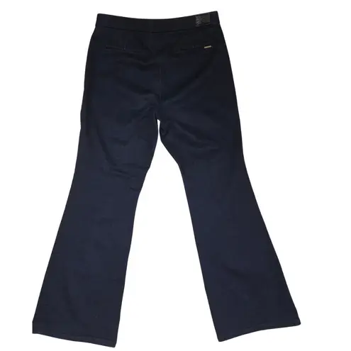 Anne Klein Dark Blue Stretch Cotton Bootcut Pull