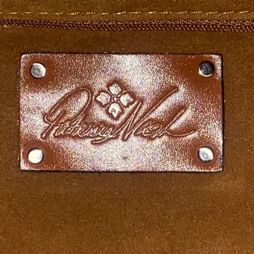 Patricia Nash TROPICAL BIRDS OF PARADISE CROSSBODY Genuine Leather Purse EUC