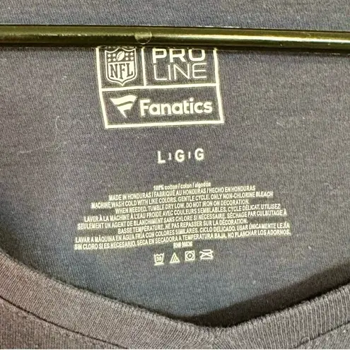 Fanatics NFL Chicago Bears Reppin' the North Navy and Orange Long Sleeve Tee - L