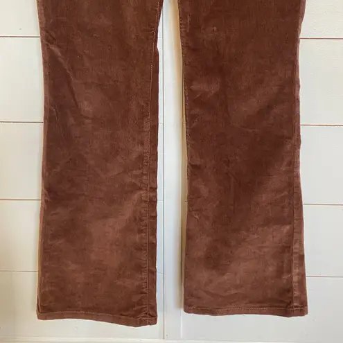 VINTAGE AMERICA Women's Brown Corduroy Vintage Bootcut Jeans Missy Senora 12/31