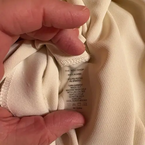 The Noli Shop Charli Jumpsuit in Pearl