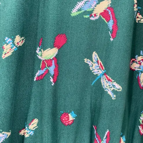 Matilda Jane Evergreen Dream Jumpsuit Hummingbird Print Cottagecore NEW Small