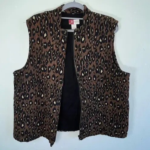 Jennifer Moore  Women’s Animal Print 100% Cotton Vest 18