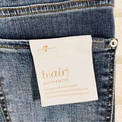 7 For All Mankind  NWT b(air) The High Waist Cropped Straight Troubador Wash 31