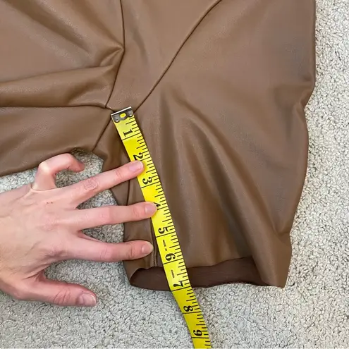 SKIMS  Faux Leather Biker Shorts XS