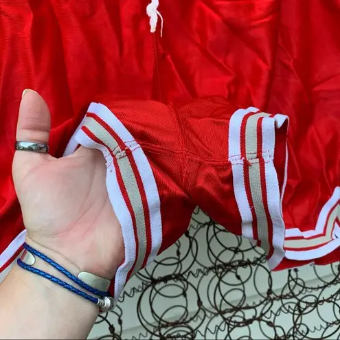 Russell Athletic Vintage 90s red slinky shorts