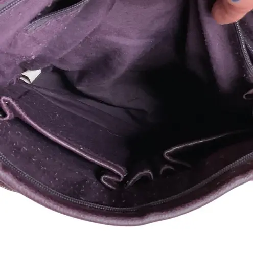 The Sak Women's Pebbled Leather Shoulder Crossbody Bag Stylish Chic Wine One Sz