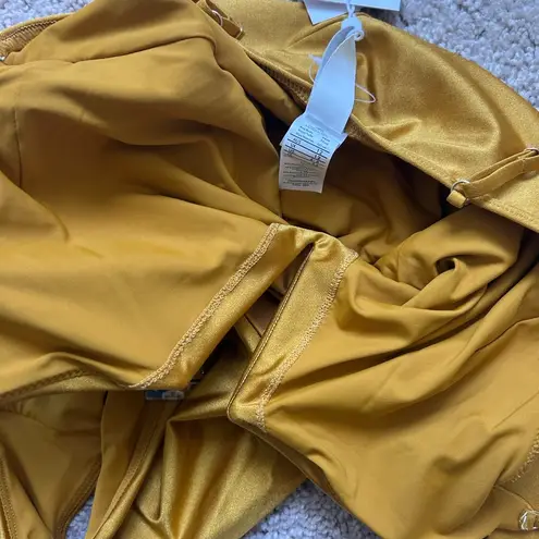 Zimmermann glossy honey swimsuit. M