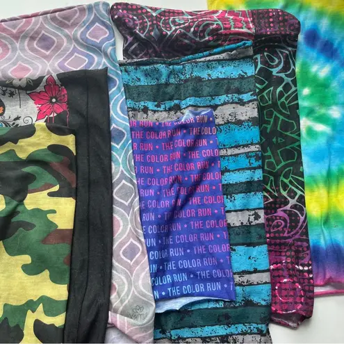 Colorful Patterned Infinity Face Scarves Collection