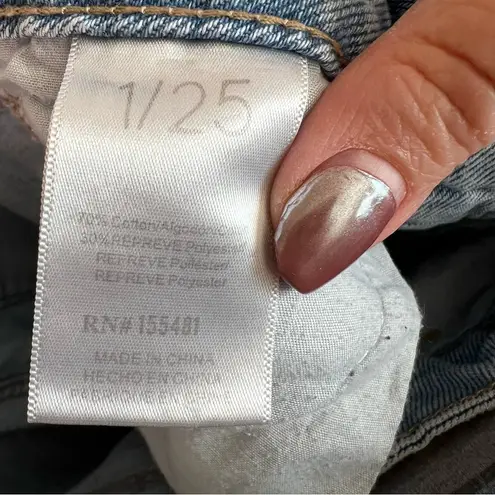 Simple Society Distressed Eco Friendly High Rise Mom Jeans