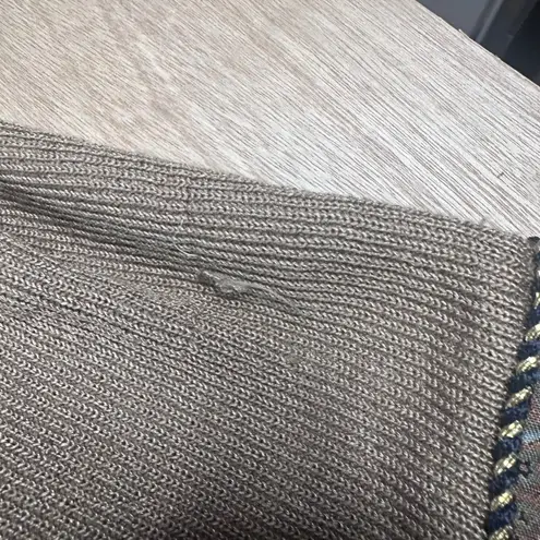 Jeffrey & Dara by Linda Hutley Cardigan Jacket Paisley Trim Women’s 2X Brown