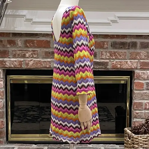 The Impeccable Pig retro hippie chevron knit dress/ S /Excellent condition