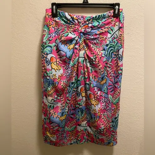 J. McLaughlin  Blakely Freshfield Floral Maxi Skirt Size 4