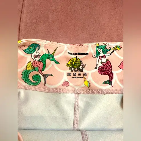 Wodbottom Mermaid and Seahorse Shorties, Size Large Pink