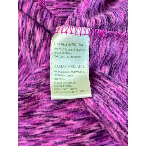 Tangerine Activewear Hooded Space Dye Pullover Jacket MEDIUM Athletic NWOT