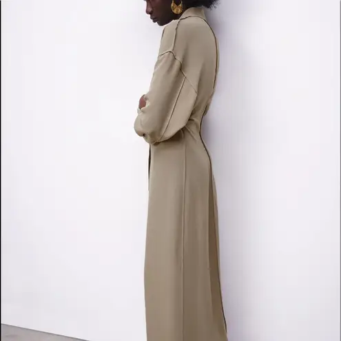 ZARA  LONG SHIRT LIMITED EDITION BUTTON UP Dress SIZE XS NEW