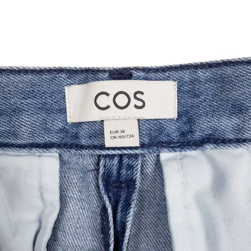 COS Wide Leg Denim Jeans Womens 38 US 8 Blue High Rise