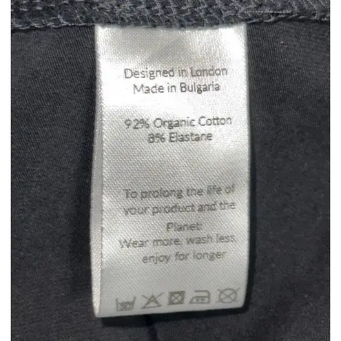 Saint + Sofia Black Organic Cotton Maxi Dress Women's Size 12 UK 16 EU XL