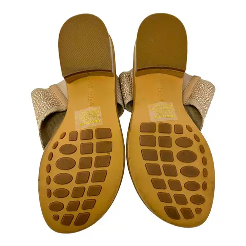 David Tate Pierce Rhinestone Rose Gold Sandal Size 7.5