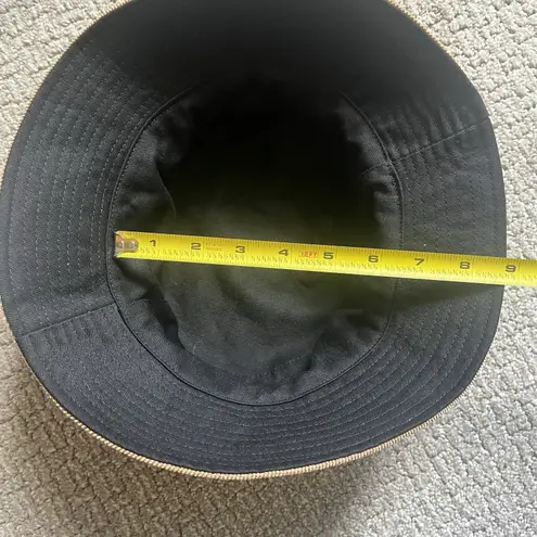 Adult Reversible Brown Corduroy And Black Bucket Hat No Brand One Size Tan